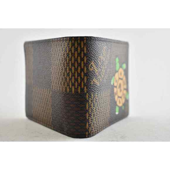 Louis Vuitton Nigo LV Made Turtle Giant Damier Bifold Multiple Wallet Holder - Picture 6 of 12